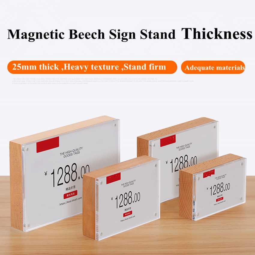 88x54mm Tabletop Acrylic Sign  – Baby Products Prices recenzja i cena