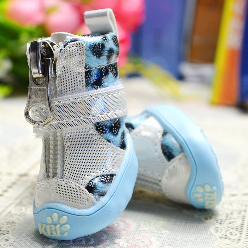 Bling Leopard  Pet Shoe Dog Pu – Baby Products News recenzja i cena