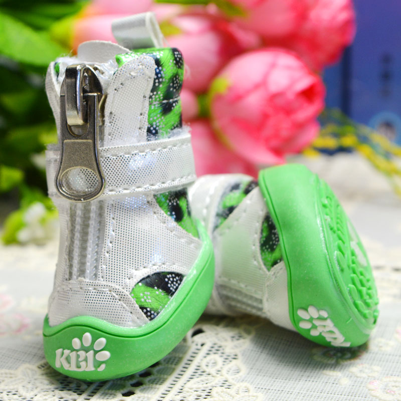 Bling Leopard  Pet Shoe Dog Pu – Baby Products News recenzja i cena