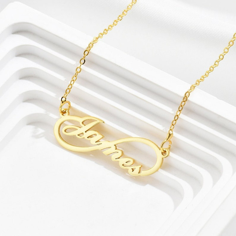 Custom Infinity Name Necklace  – Baby Products Name recenzja i cena